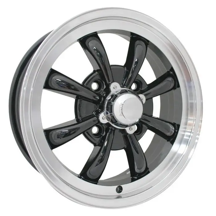 Velg SSP GT-8 hoogglans zwart SET VAN 4 Fabrieksprijs